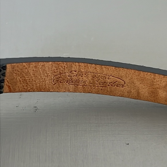 Vintage Fossil genuine leather dainty watch large wrist - Picture 8 of 13